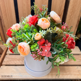 Flowerbox – brzoskwiniowy
