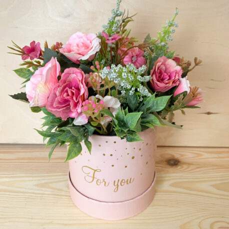 flowerbox różowy